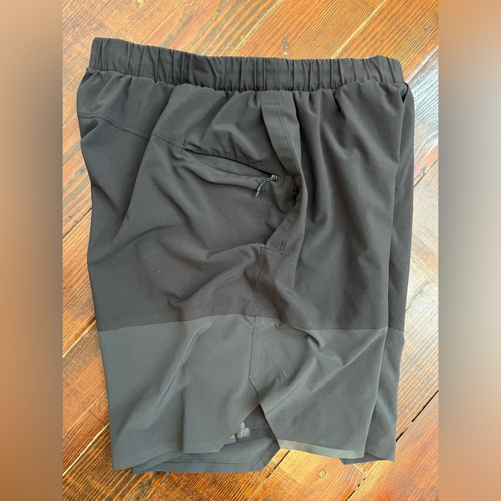 Lululemon Surge 8” Lined Two Tone Color Block Shorts - Picture 3 of 5